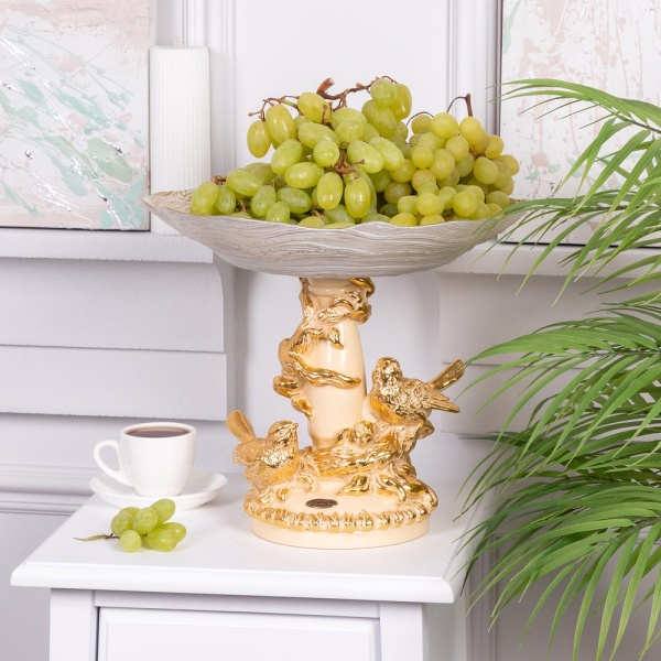 Фруктовница-конфетница Мелодия Любви Айвори Фруктовница-конфетница Мелодия Любви Айвори