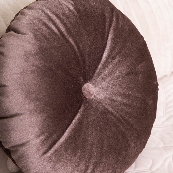 Подушка декоративная Вельвет Кофе Подушка декоративная Вельвет Кофе