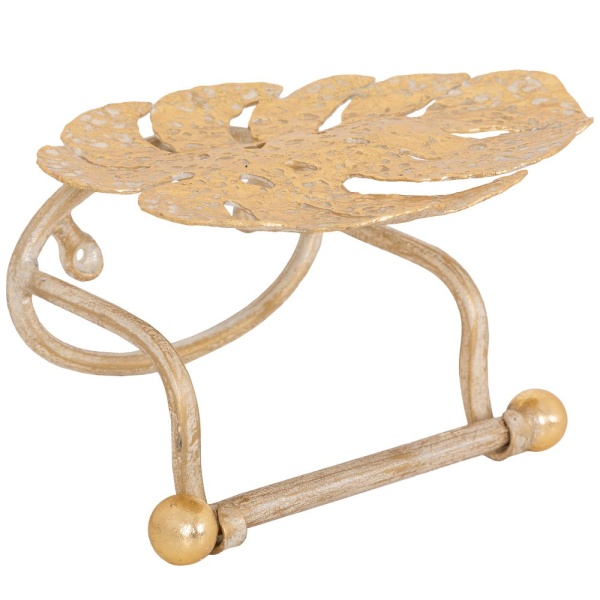 Держатель для туалетной бумаги Monstera Deliciosa (Монстера) Айвори Держатель для туалетной бумаги Monstera Deliciosa (Монстера) Айвори