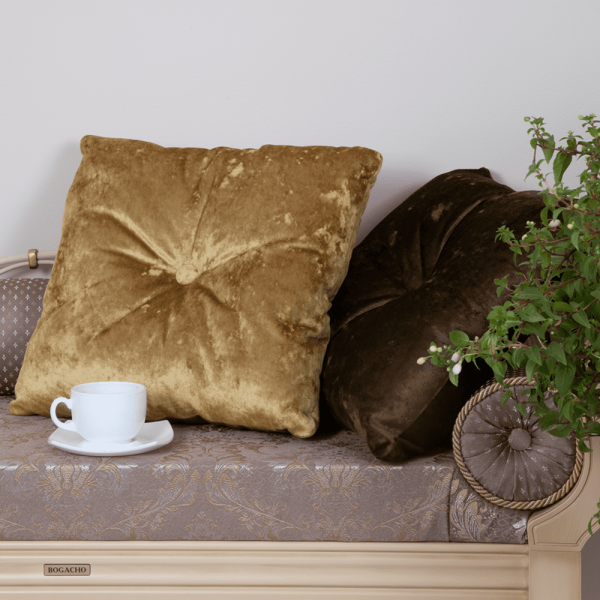 Подушка декоративная Мадейра Золото Подушка декоративная Мадейра Золото