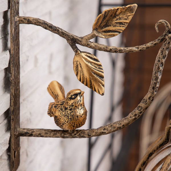 Кронштейн для цветов Терра Ливз Бронза