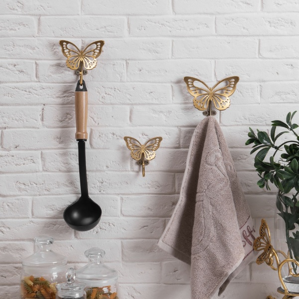 Крючок Бабочка Эир большой Амбер Крючок Бабочка Эир большой Амбер