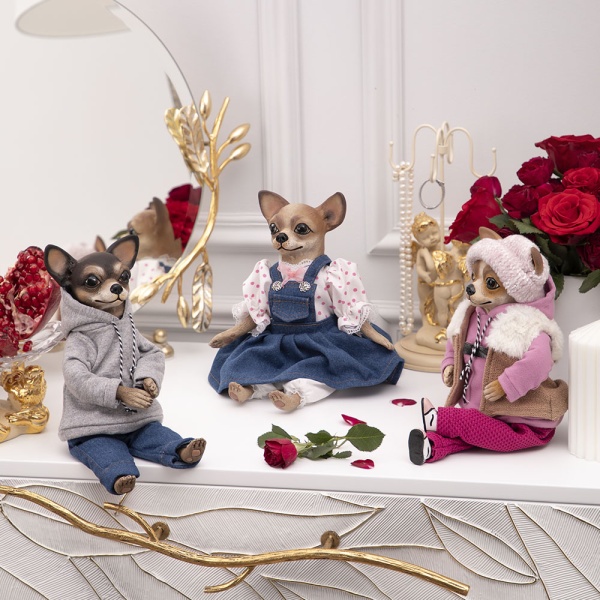 Кукла коллекционная Собака Милли Кукла коллекционная Собака Милли