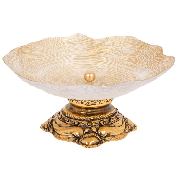 Фруктовница-конфетница Флора Бронза Фруктовница-конфетница Флора Бронза