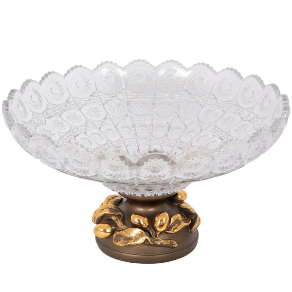 Фруктовница-конфетница Oliva Branch (Олива Бранч) Бронза Мейджи Фруктовница-конфетница Oliva Branch (Олива Бранч) Бронза Мейджи