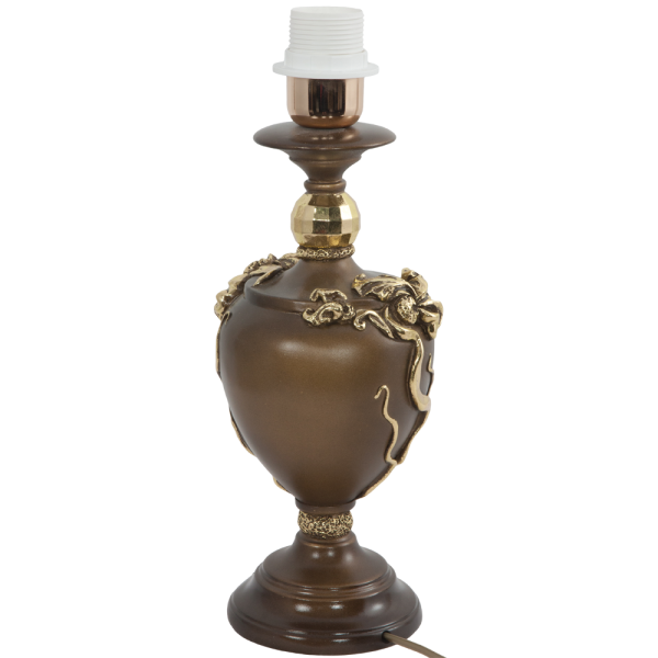 Настольная лампа Флер де Лис Бронза Тюссо Амарант Настольная лампа Флер де Лис Бронза Тюссо Амарант