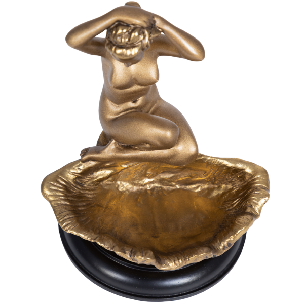 Подставка для украшений Девушка на ракушке Бронза Подставка для украшений Девушка на ракушке Бронза