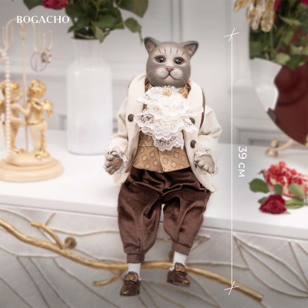 Кукла коллекционная Кот Клаус Кукла коллекционная Кот Клаус