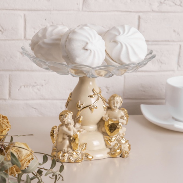 Фруктовница-конфетница Мерси Айвори Фруктовница-конфетница Мерси Айвори