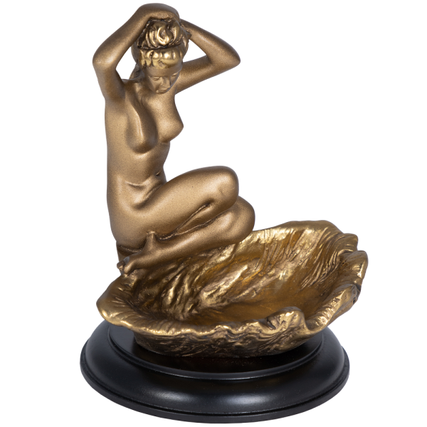 Подставка для украшений Девушка на ракушке Бронза Подставка для украшений Девушка на ракушке Бронза