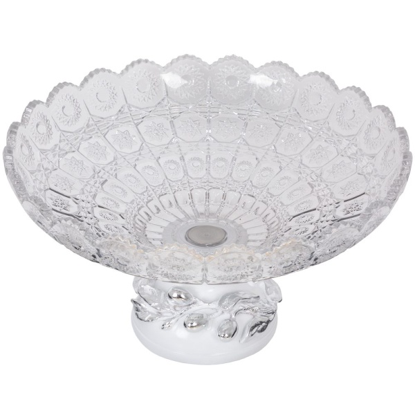 Фруктовница-конфетница Oliva Branch (Олива Бранч) Белая Мейджи