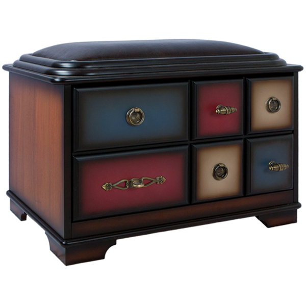 Банкетка Пандора 1 с обувницей Орех Mix