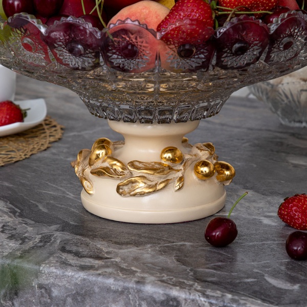 Фруктовница-конфетница Oliva Branch (Олива Бранч) Айвори Мейджи