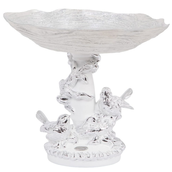 Фруктовница-конфетница Мелодия Любви Серебро Фруктовница-конфетница Мелодия Любви Серебро