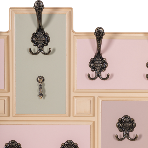 Вешалка настенная Пандора 9 Айвори Акварель Вешалка настенная Пандора 9 Айвори Акварель