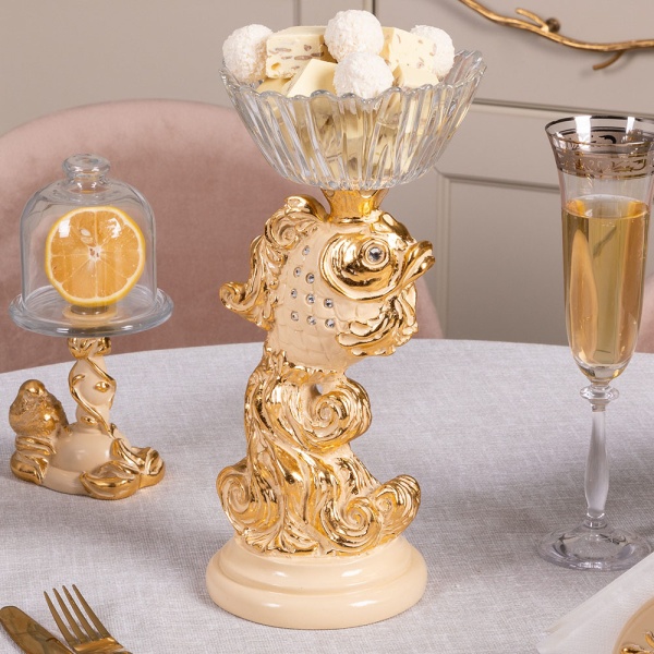 Фруктовница-конфетница Заветное желание Айвори