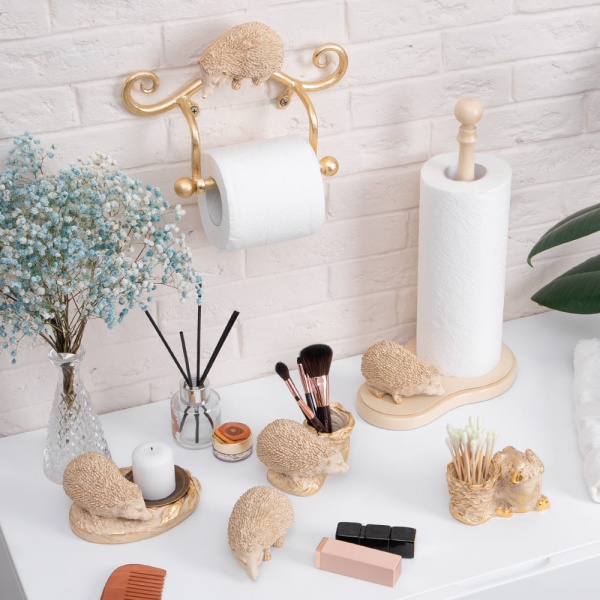 Держатель для туалетной бумаги Ежик Барб Айвори Держатель для туалетной бумаги Ежик Барб Айвори