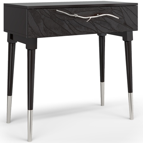 Консоль Арт Колор leaves Стайл Сильвер Терпкий коричневый