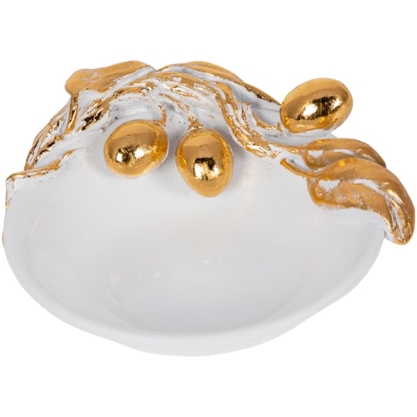 Подставка для украшений Oliva Branch (Олива Бранч) Белая Мраморное золото Подставка для украшений Oliva Branch (Олива Бранч) Белая Мраморное золото