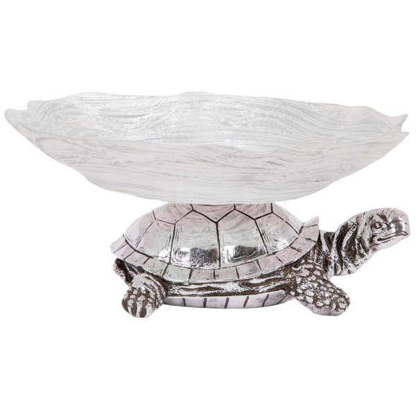 Фруктовница-конфетница Черепаха Серебро Фруктовница-конфетница Черепаха Серебро