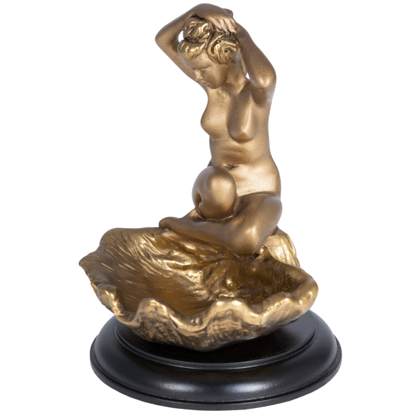 Подставка для украшений Девушка на ракушке Бронза Подставка для украшений Девушка на ракушке Бронза