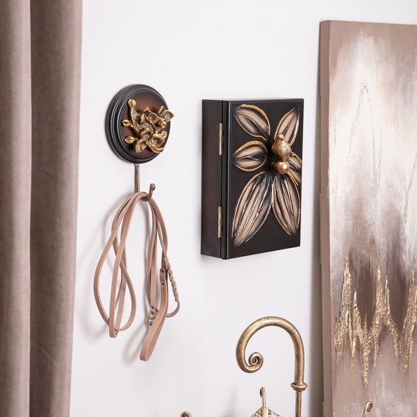 Настенный крючок Орхидея Орех Настенный крючок Орхидея Орех