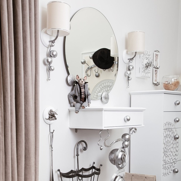 Настенный крючок Нежность Белый Настенный крючок Нежность Белый