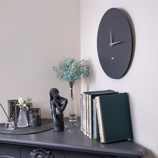 Часы настенные Симпл Серый Сильвер Часы настенные Симпл Серый Сильвер
