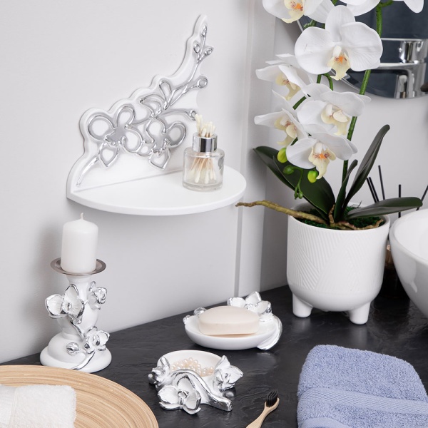 Мыльница Орхидея Калипсо Белый Мыльница Орхидея Калипсо Белый