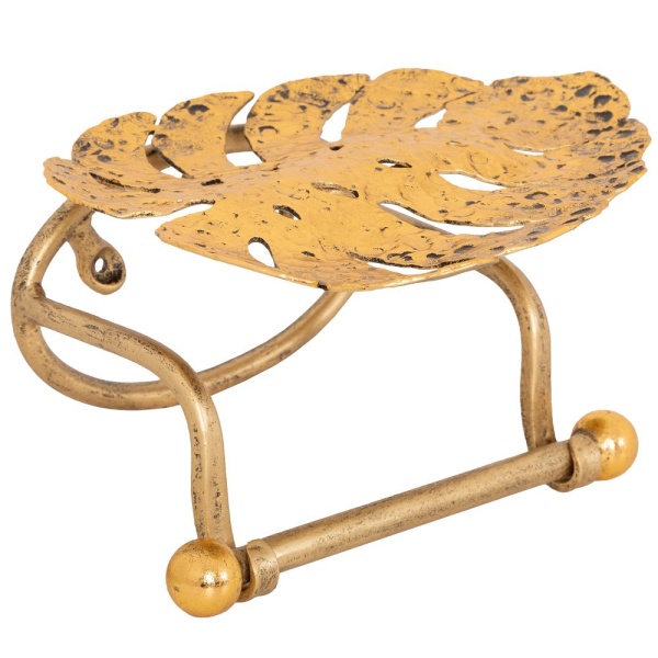 Держатель для туалетной бумаги Monstera Deliciosa (Монстера) Амбер Держатель для туалетной бумаги Monstera Deliciosa (Монстера) Амбер