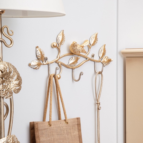 Настенный крючок Птичка Терра Гаэта Айвори Настенный крючок Птичка Терра Гаэта Айвори