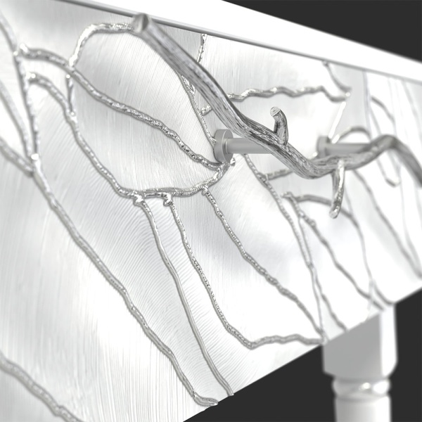 Консоль Арт Стайл Айс Античное серебро