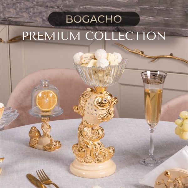 Фруктовница-конфетница Заветное желание Айвори