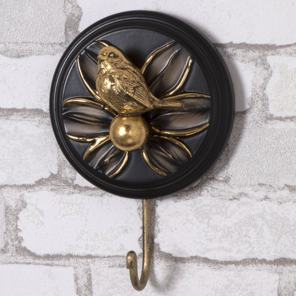 Настенный крючок Птичка Зарничка Дримс Каштан Настенный крючок Птичка Зарничка Дримс Каштан