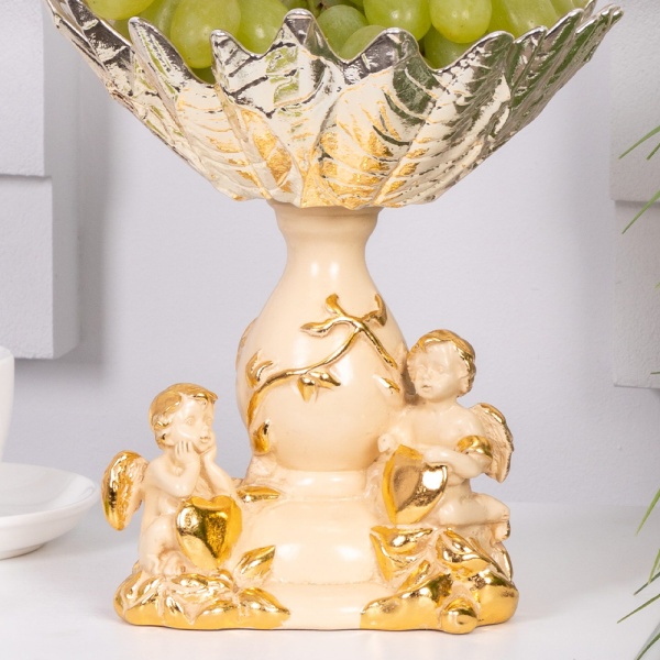 Фруктовница-конфетница Мерси Айвори Фруктовница-конфетница Мерси Айвори