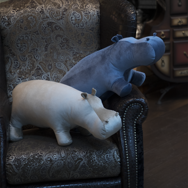 Подушка декоративная Бегемот По Бежевый Подушка декоративная Бегемот По Бежевый