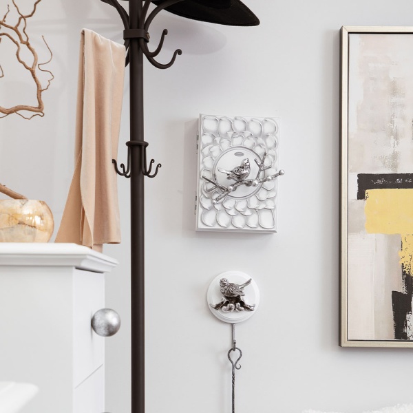 Настенный крючок Нежность Белый Настенный крючок Нежность Белый