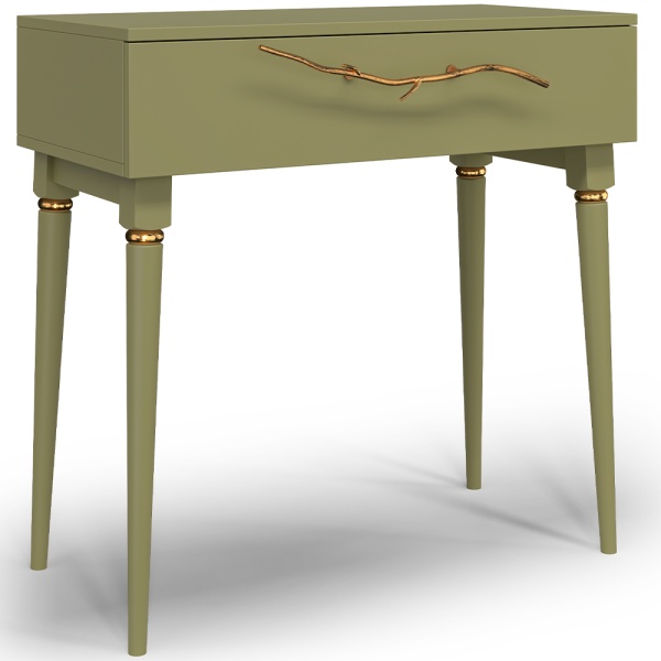 Консоль Арт Колор matte Классик Голд Зеленая олива матовая