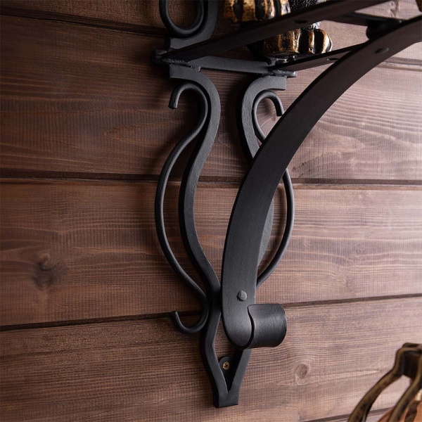 Кронштейн для цветов Кот Лео Бронза