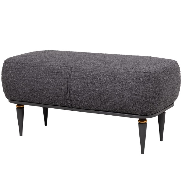 Банкетка Арт Софт Графит Голд