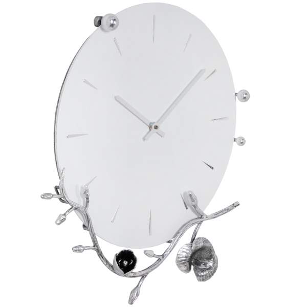 Часы настенные Орхидея Виви Айс Античное серебро Часы настенные Орхидея Виви Айс Античное серебро