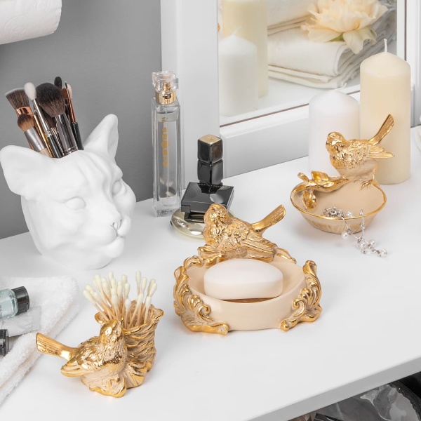 Мыльница Птичка Терра Айвори Мыльница Птичка Терра Айвори