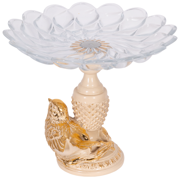 Фруктовница-конфетница Птичка Терра сонг Айвори Фруктовница-конфетница Птичка Терра сонг Айвори