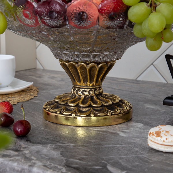 Фруктовница-конфетница Классика Бронза Мейджи Фруктовница-конфетница Классика Бронза Мейджи