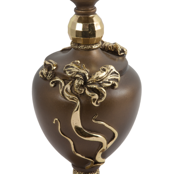 Настольная лампа Флер де Лис Бронза Тюссо Амарант Настольная лампа Флер де Лис Бронза Тюссо Амарант