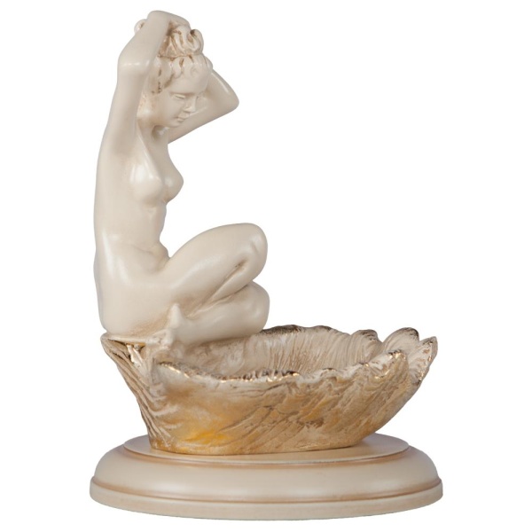 Подставка для украшений Девушка на ракушке Айвори Подставка для украшений Девушка на ракушке Айвори