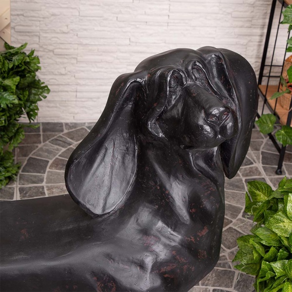 Садовая скамейка Такса Клякса средняя правосторонняя