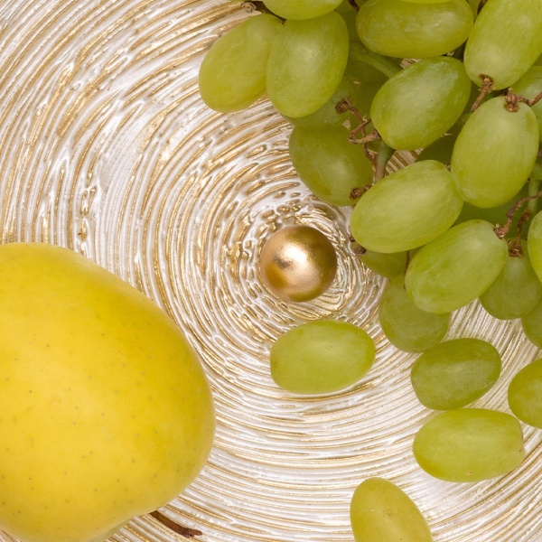 Фруктовница-конфетница Флора Бронза Фруктовница-конфетница Флора Бронза