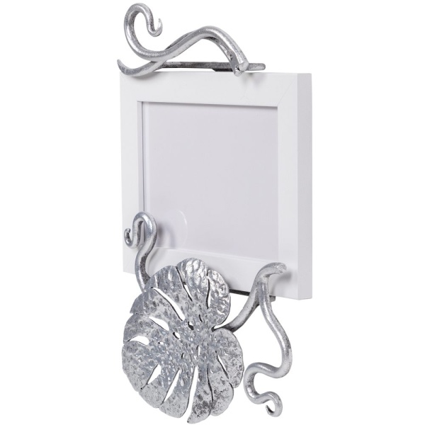 Фоторамка Monstera Deliciosa (Монстера) Античное серебро горизонтальная Фоторамка Monstera Deliciosa (Монстера) Античное серебро горизонтальная