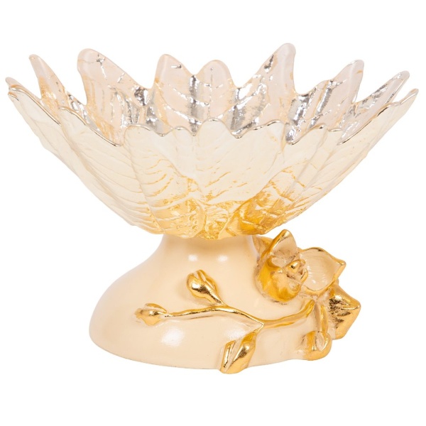 Фруктовница-конфетница Орхидея Лайм Айвори Фруктовница-конфетница Орхидея Лайм Айвори